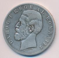 Románia 1883B 5L Ag "I. Károly" T:3
Romania 1883B 5 Lei Ag "Carol I" C:F