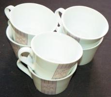 6 személyes modern porcelán teáskészlet eredeti dobozában /
Chinaware tea-set