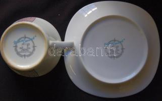 6 személyes modern porcelán kávéskészlet eredeti dobozában /
Chinaware coffee-set