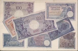 Set of Serbian Dinar banknotes