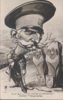 King Peter of Serbia, military propaganda, satire