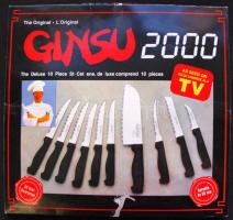 10 darabos Ginsu 2000 késkészlet eredeti dobozában / 10 pcs knife-set