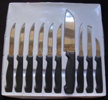 10 darabos Ginsu 2000 késkészlet eredeti dobozában /
10 pcs knife-set