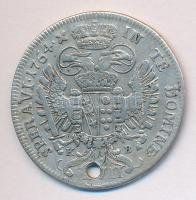 1764KB 17Kr Ag "Lotharingiai Ferenc" T:3 ly. Huszár 1803., Unger III 1291.b.