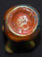 Háború előtti eozin mázas jelzett Zsolnay porcelán egyszálas váza hibátlan állapotban /
Pre-war Zsol...