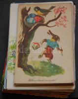 65 db üdvözlőlap az 1950-es évektől kezdődően