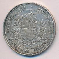 Scheid G. A. (ezüstáru és éremgyár) 1896. "Árpád Apánk Ne Féltsd Ősi Nemzeted / Magyarország Ezeréves Fennállása Ünnepére 1896" Ag emlékmedál (26mm/7.86g) T:2- ph.