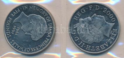 Nagy-Britannia 1997. 5Ł "Diana Walesi hercegnő emlékére" + 5Ł "100 éves Erzsébet,az anyakirálynő" T:1- Great Britain 1997. 5 Pounds "In memoriy of Diana" + 5 Pounds "100th Birthday -Queen Elizabeth, The Queen Mother"C:AU