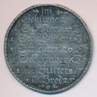 Német Államok/Szászország 1771-1772. "A szászországi éhínség" ón emlékérem (44mm) T:3 ly.
...