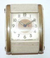 cca 1940 Westclox art deco utazó óra (nem működik) /
Vintage Westclox art deco travel alarm clock (d...