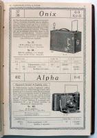 1926-1928 A fényképészeti Szemle XV. évfolyama (2 éves) 1-10. számai, hozzákötve a Fényképészeti Újd...