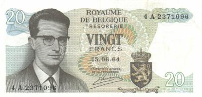 Benelux Államok 1938- 5db különféle bankjegy T:II,III Benelux 1938- five different banknotes C:XF,F