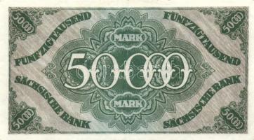 Német Birodalom/Weimari Köztársaság/Drezda/Sächsische Bank 1923.7.25. 500.000M + 1923.9.12. 500.000....