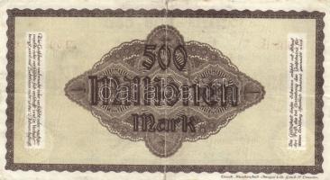 Német Birodalom/Weimari Köztársaság/Drezda/Sächsische Bank 1923.7.25. 500.000M + 1923.9.12. 500.000....