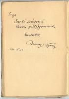Remsey György: A tűzrakó. versek. Dedikált. Szerzői 1930. Fűzött papírkötés