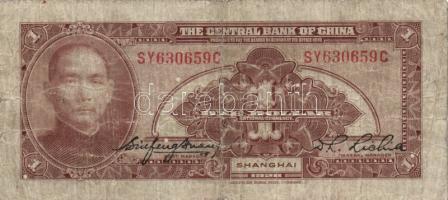 Kína 1928. 1$ + 1931. 10c + 1934. 10c + DN 1$ T:III,I
China 1928. 1 Dollar + 1931. 10 cent + 1934. 1...