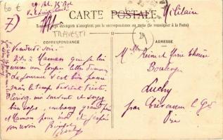 Férfi női ruhában, humor La Bretagne pittoresque 3067. La plus jolie Fille de Pont-Aven / Men in fem...