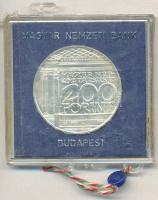1977. 200Ft Ag "Nemzeti Múzeum" T:BU Eredeti, plombált MNB plasztiktokban!