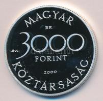 2000. 3000Ft Ag "Veszélyeztetett állatvilág-hód" T:PP Csak 7000db!