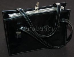Retro női lakk retikül / Vintage female bag 22x16x10cm