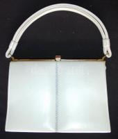 Retro női műbőr kézitáska /
Vintage female bag 24x19x8cm