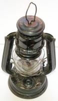 Régi, petróleummal működő, "Rekord" viharlámpa hibátlan állapotban / Vingate storm lamp 20cm