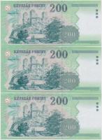 2005. 200Ft "FD" T:III + 2006. 200Ft (2x) "FA/FB" + 2007. 200Ft (3x) "FA/FB...