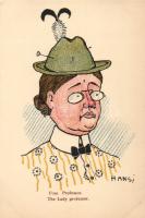 Types, humour, The Lady professor, s: Hansi