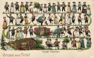 Tirol folklore, Emb. litho (b)