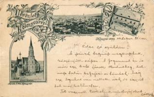 1899 Kolozsvár hosszúcímzéses T3/4 (saroktörés)