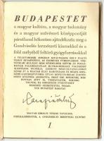 1940 Budapest A gyógyfürdők városa - a fürdők listájával és különféle kezelések leírásával 64p. sok ...
