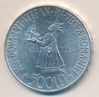 Románia 1941. 500L Ag "Besszarábia" T:2- Romania 1941. 500 Lei Ag "Bessarabia" C:VF