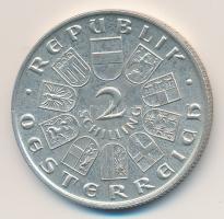 Ausztria 1931. 2Sch Ag "Mozart" T:2  Austria 1931. 2 Schilling Ag "Mozart" C:XF