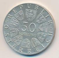 Ausztria 1978. 50Sch Ag "Franz Schubert" T:1- ph. Austria 1973. 50 Schilling Ag "Franz Schubert" C:AU edge error