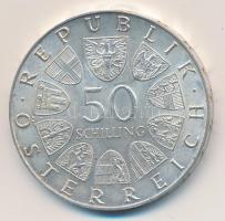 Ausztria 1972. 50Sch Ag "350 éves a Salzburgi Egyetem" T:1- ph. Austria 1972. 50 Schilling Ag "350th Anniversary - Salzburg University" C:AU edge error