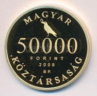 2008. 50.000Ft Au "Hunyadi Mátyás trónra lépésének 550.évfordulója" (10g/0.986) T:PP Csak 5000db! Tanúsítvánnyal! Hungary 2008. 50.000 Forint Au "Matthias Hunyadi" (10g/0.986) C:PP Only 5000 examples with certificate!