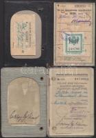 5 db nagyrészt vasúti igazolvány / 5 mainly railways id