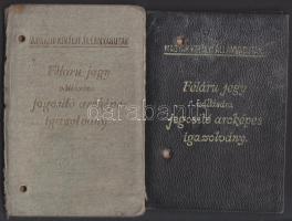 5 db nagyrészt vasúti igazolvány / 5 mainly railways id