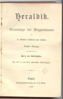 Baden Heraldik: Német heraldikai kézikönyv sok illusztrációval / German book about heraldik with illustrations Leipzig 1899. 150p.