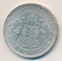 1938. 2P Ag "Madonna" T:1- ph