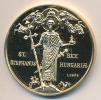 Lebó Ferenc (1960-) DN. "Atilla találkozása Nagy Szent Leó Pápával / Szent István" aranyoz...