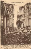 Ypres St. Martins cathedral after bombing
