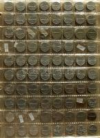 Ausztria / Vegyes ezüst- és fémpénz gyűjtemény albumban, sorba rendezve 307db különféle érmével és k...