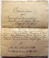 Onomasticon quod illustrissimo reverendissimo... Aloysio Richter.... című kézzel írott, latin nyelvű...