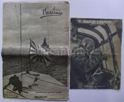 1944 Magyar szárnyak c. katonai lap + 1941 Képes vasárnap a háború képeivel