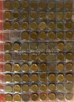 Német Birodalom / Vegyes ezüst- és fémpénz gyűjtemény 2db albumban, sorba rendezve 709db különféle é...