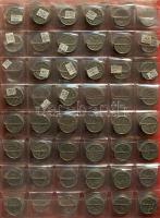 Német Birodalom / Vegyes ezüst- és fémpénz gyűjtemény 2db albumban, sorba rendezve 709db különféle é...