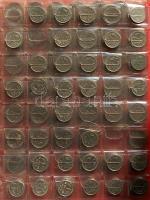 Német Birodalom / Vegyes ezüst- és fémpénz gyűjtemény 2db albumban, sorba rendezve 709db különféle é...