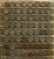 Oroszország - Szovjetunió / Vegyes ezüst- és fémpénz gyűjtemény albumban, sorba rendezve 361db különféle érmével 1886-tól 1945-ig, jobb darabokkal! T:Vegyes /  Russia - Soviet Union / Nice collection of 361 pieces of mixed metal and silver coins from 1886 to 1945 in album. The collection contains only different coins!  C:Mixed