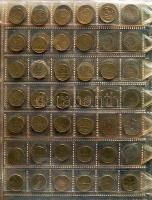 Oroszország - Szovjetunió / Vegyes ezüst- és fémpénz gyűjtemény albumban, sorba rendezve 361db külön...